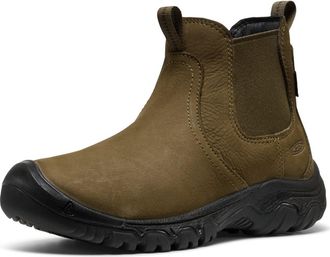 Keen womens Greta 2 Chelsea Pull On Durable Comfortable Insulated Waterproof, Dark Olive/Black, 6 UK