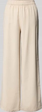 Only Weite Hose aus Viskose-Mix Modell ARIS LIFE in Ecru, Gr&ouml;&szlig;e XS