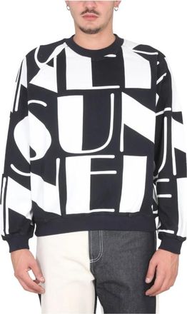 Sunnei Girocollo Stampa Logo AL - Heren - Sweatshirts - Veelkleurig - S - Hoodies & sweatvesten