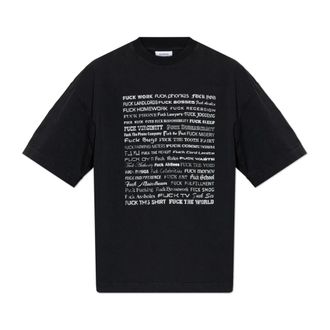 VETEMENTS Hombre, Camisetas, Negro, Talla: XS