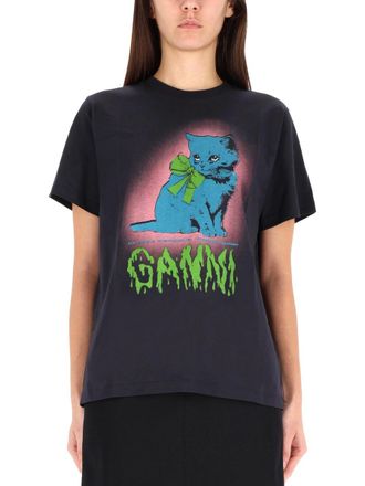 Ganni T-Shirt Kitty