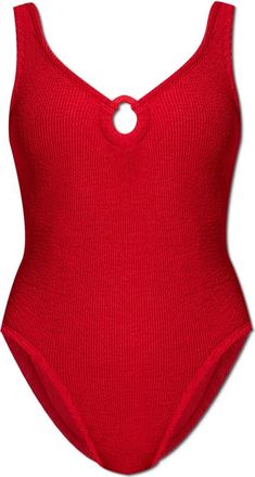 Hunza G Donna, Costumi da bagno, Rosso, Taglia unica, new