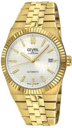 Gevril Group Pier 17 Automatic Silver Dial Mens Watch 46404B
