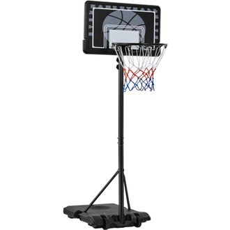 Yaheetech Yaheetech - Canasta Baloncesto Exterior Ajustable En Altura 184,5-214cm Tablero De Baloncesto Con Ruedas Aro Baloncesto Port&aacute;til Para Ni&ntilde;os De 4 A 10 