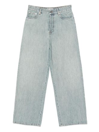 Miu Miu pocket denim jeans - Blauw