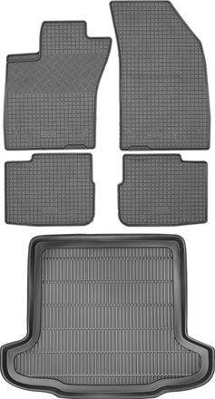 OEM Juego De Alfombrillas De Goma Para Coche Y Alfombrilla Para Maletero Para Fiat Tipo Sed&aacute;n A Partir De 2016