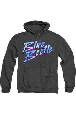 Gildan Blue Beetle (2023) Logo Adult Heather Hoodie / Hooded Sweatshirt