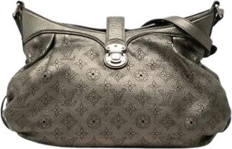 Louis Vuitton Pre-owned Mahina XS - Dames - Vintage Schoudertas - Grijs - ONE Size - Leer - Vintage