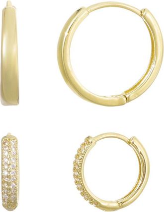 Adornia Adornia Spring2 14K Cz Earrings