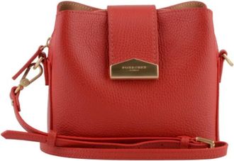 Pourchet Le Petit Trotteur - Dames - Schoudertassen - Rood - ONE Size - Leer - Tassen