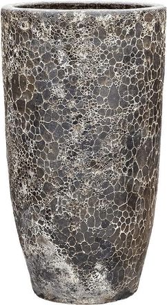 Baq Grosser, exklusiver In-/Outdoor Blumentopf Lava Partner ø 55/ H 105 cm - Relic Black