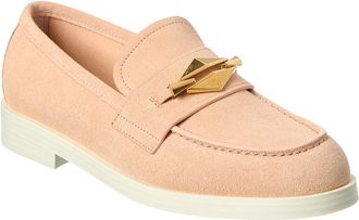 Jimmy Choo London Maddie Diamond Suede Loafer