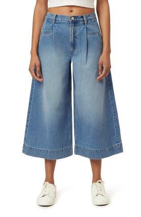 Scotch & Soda The Wave Crop Wide Leg Jeans in Palm Beach at Nordstrom Rack, Size 25