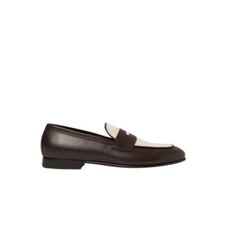Scarosso Loafers, male, Brown, Size: 9 1/2 US Gregory Loafers