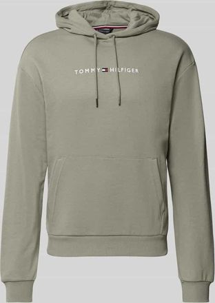 Tommy Hilfiger Regular Fit Hoodie aus Baumwoll-Mix Modell OH HOODIE in Khaki, Größe XXL