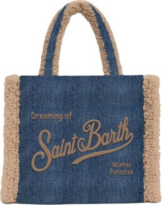 MC2 Saint Barth Colette Shearling - Bags - unisex - Azul - ONE SIZE