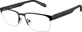 Emporio Armani Demo Rectangular Mens Eyeglasses EA1162 3001 56