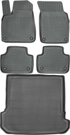 OEM Juego De Alfombrillas Para Coche Y Maletero Para Audi Q7 Suv Del 2015