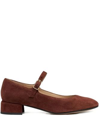 Geox buckle-strap suede pumps - Brown