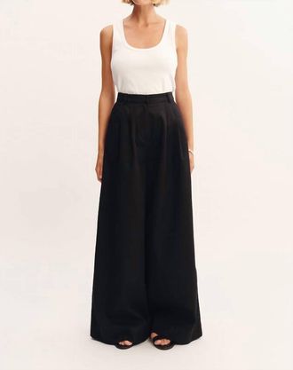 Poss&eacute; Wesley Trouser Pants In Black