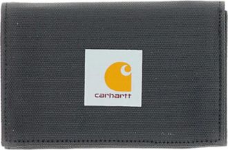 Carhartt Work in Progress logo-patch cardholder - men - Cotton - One Size - Black