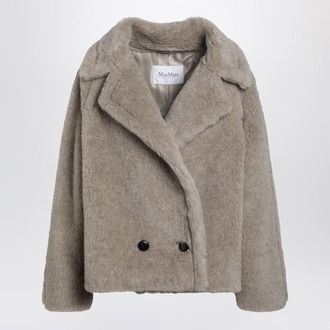 Max Mara Sand-Coloured Teddy Coat In And
