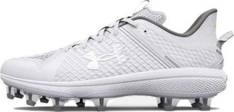 Under Armour Yard Low MT TPU Baseball Cleats White 3025591-100