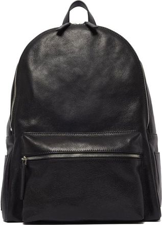Orciani Laio Lagoon Leather Backpack - Bags - Hombre - Negro - ONE SIZE