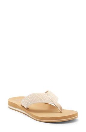 Reef Spring Woven Strap Flip Flop in Warm Sand at Nordstrom Rack, Size 10
