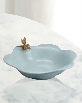 Port 68 Dragonfly Celadon Bowl