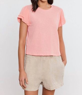 Velvet Della Top In Blossom