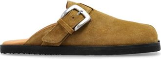 Maison Margiela Tabi Daily Mule - Dames - Slip ons - Bruin - 40 EU - Leer - Schoenen