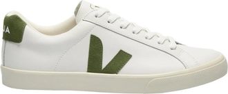 Veja Sneakers, male, White, 6 UK, White Leather Trainers with Suede Panels