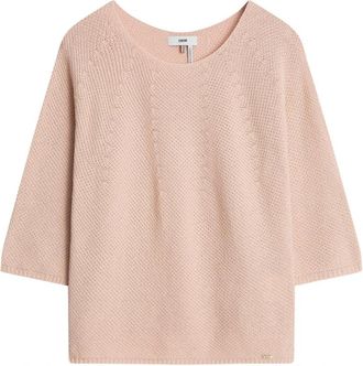 Cinque Ciblumo Pullover - Dames - Ronde hals truien - Roze - XS - Katoen - Truien & Vesten