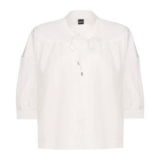 HUGO BOSS Hugo, Blouses, female, White, Size: XL Bollana Shirt
