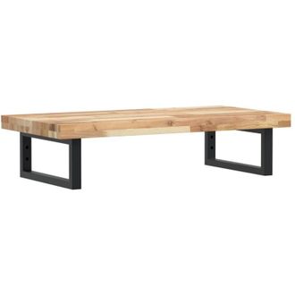 vidaXL Estante De Lavabo De Pared Acero Y Madera Maciza De Acacia Vidaxl