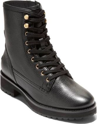 Cole Haan Lyndon Waterproof Lace-Up Boot in Black at Nordstrom, Size 9.5