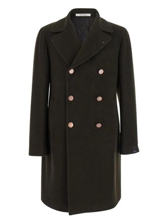 Tagliatore double-breasted coat - Brown
