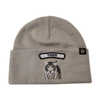 Goorin Brothers Zachte Rock Tiger Beanie - Dames - Hoeden - Grijs - ONE Size - Accessoires