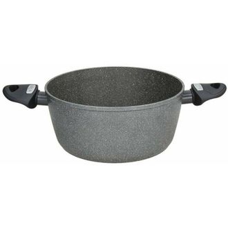 Tognana Cazuela Con 2 Asas, Di&aacute;metro 24 Cm, Tognana Mythos Gris M&aacute;rmol Para La Cocina