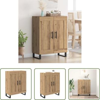 vidaXL Credenza moderna - Credenza Rovere artigianale 69,5 x 34 x 90 cm