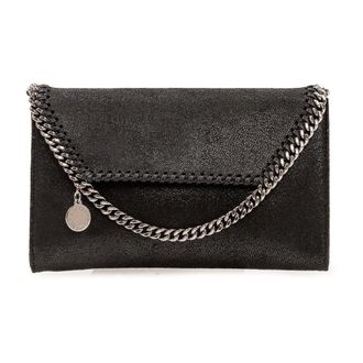 Stella McCartney Falabella Wallet On Chain - female - Stella McCartney - Clutches - Black - ONE SIZE - Bags
