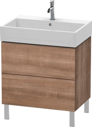 Duravit Unidad De Lavabo Duravit L-cube De Pie 68,4 X 45,9 Cm, 2 Extra&iacute;bles, Para Vero Air 235070, Color: Cerezo Del Tesino - Lc677607373