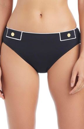 Bleu Rod Beattie Hipster Bikini Bottoms in Black at Nordstrom, Size 14
