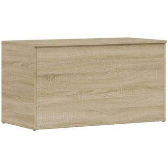 vidaXL Storage Chest Sonoma Oak 84x42x46 cm Engineered Wood Vidaxl