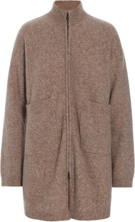 Bitte Kai Rand Cardigan Lungo con Zip - - Knitwear - Donna - Beige - L