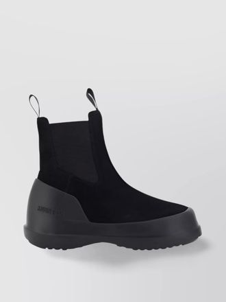 Moon Boot chelsea suede leather ankle boots