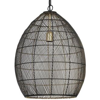 Light & Living Light&living - lámpara colgante - Meya - negro - metal - ø 40cm