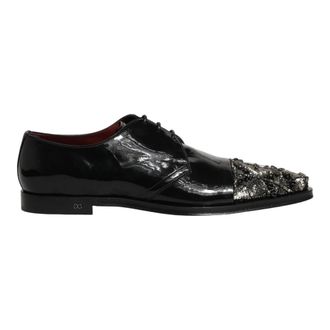 Dolce & Gabbana Derby Geklede Schoenen - Heren - Nette schoenen - Zwart - 45 EU - Leer - Schoenen