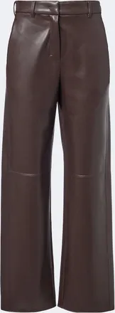 Max Mara Coated jersey wide-leg pants